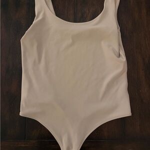 Express Kids One-Piece Bodysuit in Light Beige